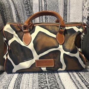 Dooney & Bourke Giraffe Print Satchel